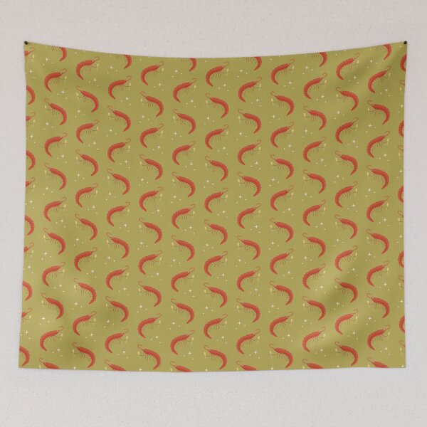 Item preview, Toasting shrimps on green designed and sold by reneesillus.