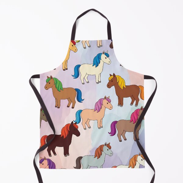 Item preview, Colorful Cute Horses (image size 7840x11680) designed and sold by Digital-Davinci.