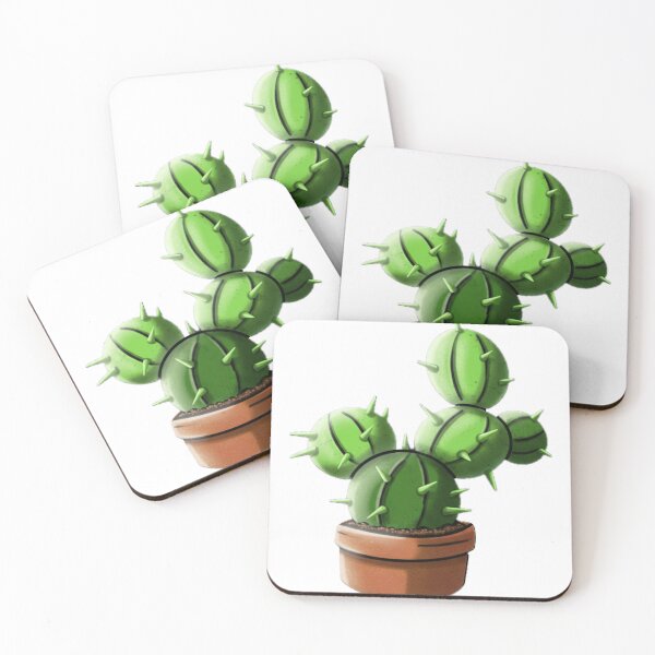 Item preview, Potted Opuntia Cactus designed and sold by HoriArc.