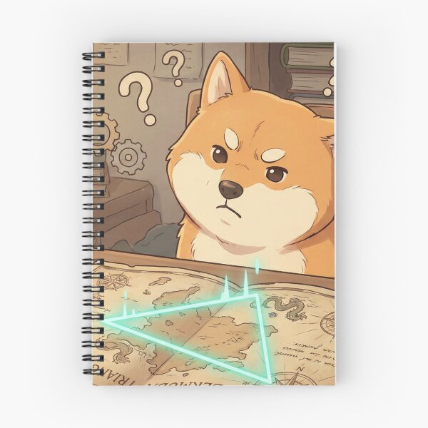 Item preview, Shiba Bermuda Triangle Puzzle designed and sold by Midnight Replay.