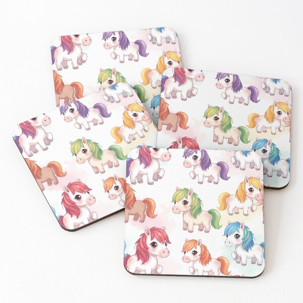 Item preview, Colorful Cute Horses (image size 7840x11680) designed and sold by Digital-Davinci.