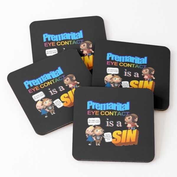 Item preview,  Premarital Eye Contact Is A Sin - Word Art Meme designed and sold by Igocik.