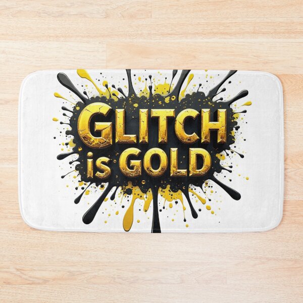 Item preview, Glitch is Gold designed and sold by ArtelierMe.