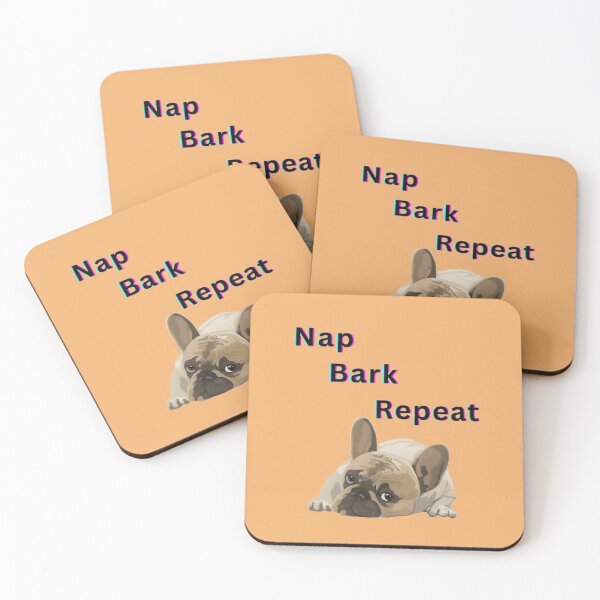 Item preview, Nap Bark Repeat – Funny Dog Quote T-Shirt & Pet Lover Lifestyle Products designed and sold by Grand-Trends.