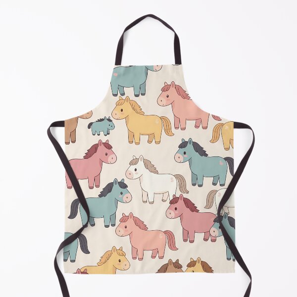 Item preview, Colorful Cute Horses (image size 7840x11680) designed and sold by Digital-Davinci.