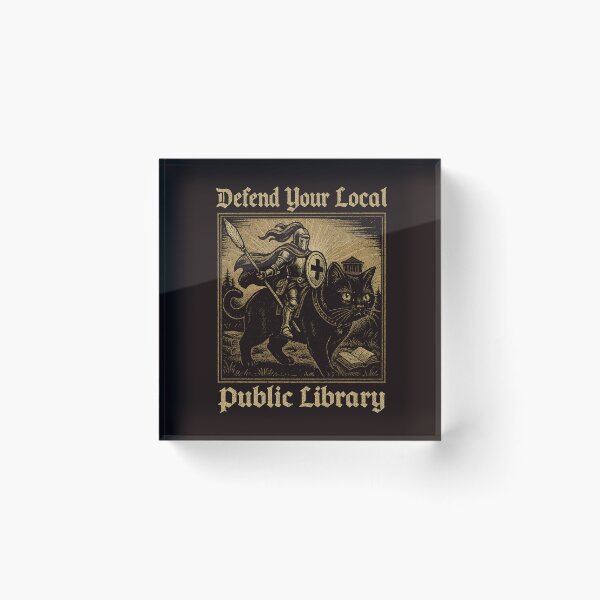 Item preview, Defend Local Public Library Reading designed and sold by cosettacir6382.