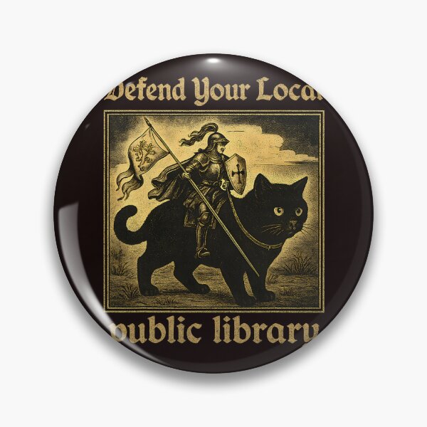 Item preview, Defend Local Public Library Vintage designed and sold by cosettacir6382.