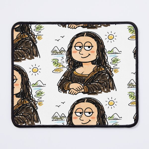 Item preview, Mona Lisa’s Cartoon Portrait designed and sold by Arte Cartoon From TagTeam Group.