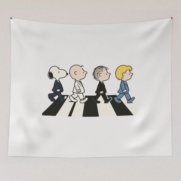 Item preview, Beatles Cartoon Crosswalk Parody designed and sold by DesignerGraphic.