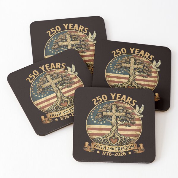 Item preview, 250 Years Faith Freedom America designed and sold by cosettacir6382.