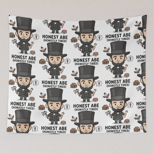 Item preview, Honest Abe (Honestly Tired) designed and sold by MaisonLouis.
