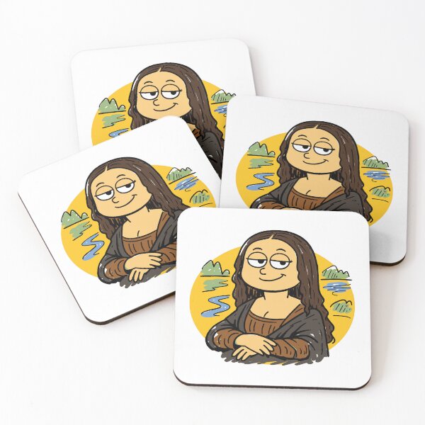 Item preview, Mona Lisa’s Hand-Writing Portrait designed and sold by Arte Cartoon From TagTeam Group.