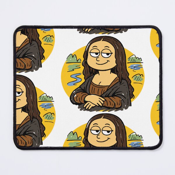 Item preview, Mona Lisa’s Hand-Writing Portrait designed and sold by Arte Cartoon From TagTeam Group.