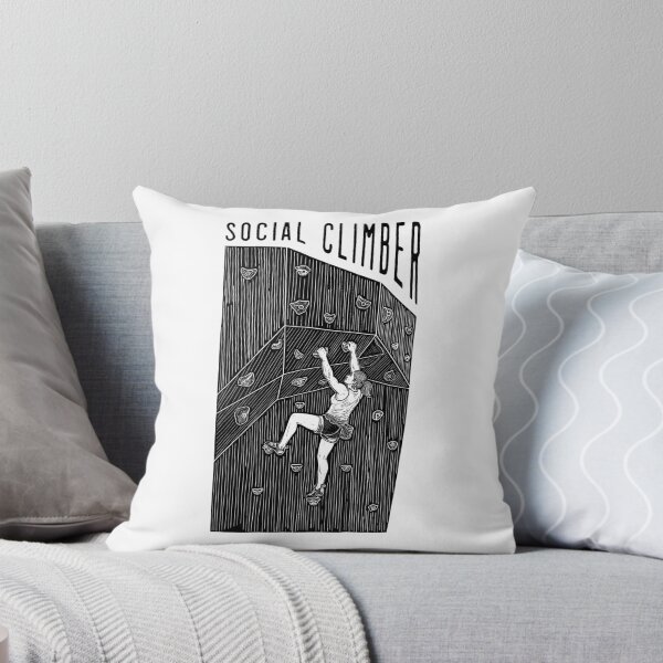 Item preview, Rock Climbing Indoor Wall Social Climber Woman Climb Quote designed and sold by GrandeDuc.