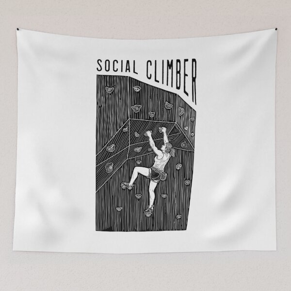 Item preview, Rock Climbing Indoor Wall Social Climber Woman Climb Quote designed and sold by GrandeDuc.