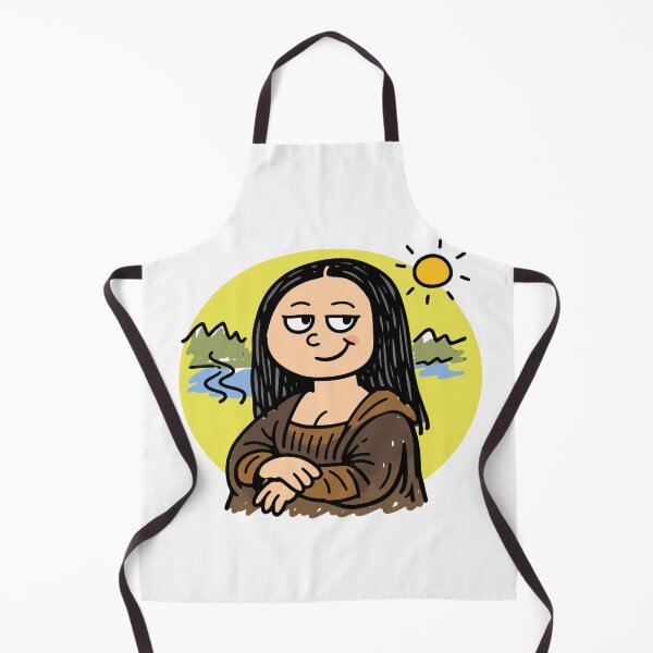 Item preview, Mona Lisa’s Hand-Writing Cartoon Portrait designed and sold by Arte Cartoon From TagTeam Group.