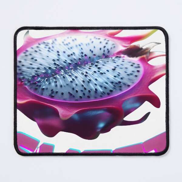 Item preview, Electric Luminous Dragonfruit: Radiant Tech-Organic Fruit Art designed and sold by HopeAndHustle.