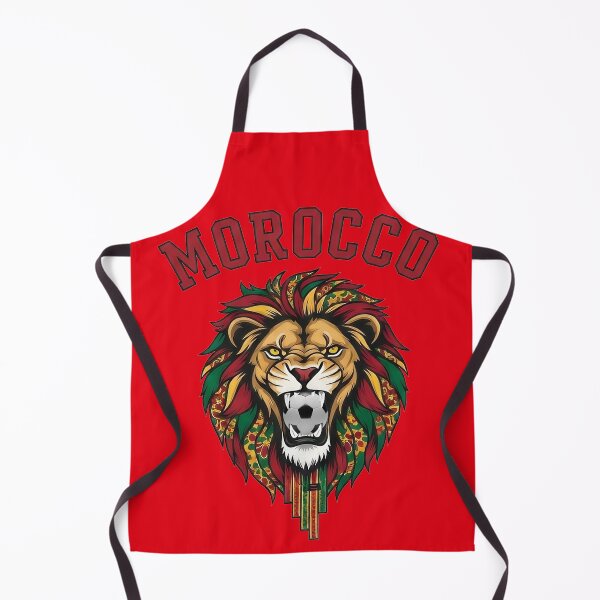 Artikelvorschau, Morocco National Team Roaring Lion entworfen und verkauft von Majorprint.