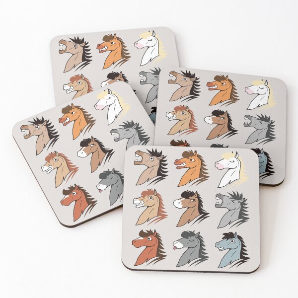 Item preview, Funny Horse Faces – Expressive Equine Collection_WH designed and sold by AckeeWolf.