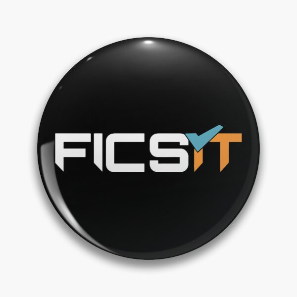 Item preview, Ficsit Satisfactory Logo designed and sold by psychopicture.