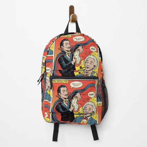 Item preview, Dali Bends Time - Surrealist Art Meets Science Comic Pop Art Retro Illustration Funny Physics Humor designed and sold by SammyMorry.