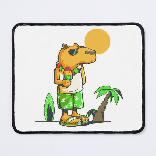 Item preview, Capybara at the beach designed and sold by TomiAx.