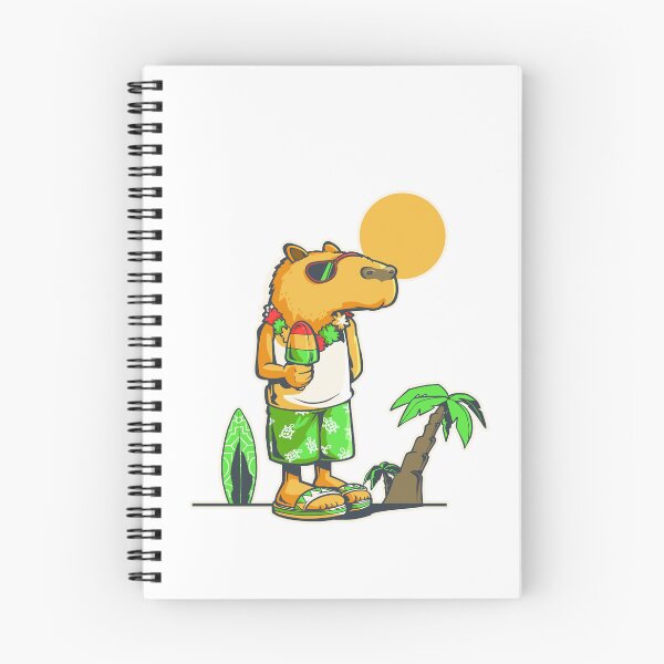 Item preview, Capybara at the beach designed and sold by TomiAx.
