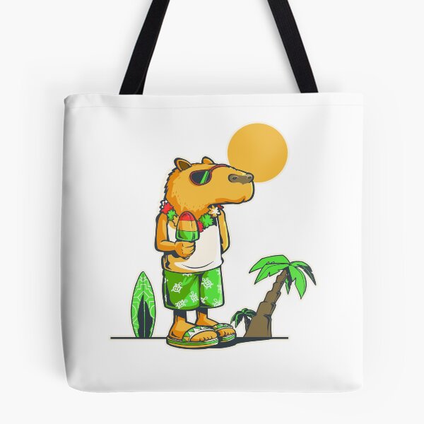 Item preview, Capybara at the beach designed and sold by TomiAx.