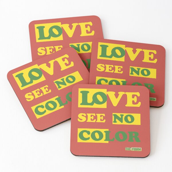 Item preview, LOVE SEE NO COLOR / THE FARM 90S T-SHIRT designed and sold by FULLER FACTORY.