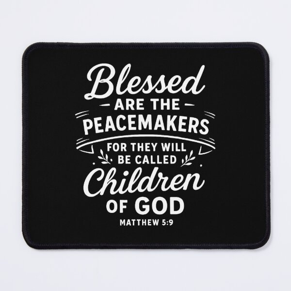 Item preview, Matthew 5:9 Blessed Are The Peacemakers designed and sold by plushism.