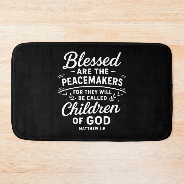 Item preview, Matthew 5:9 Blessed Are The Peacemakers designed and sold by plushism.