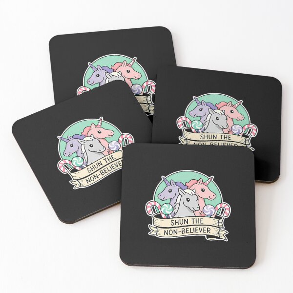 Item preview, Shun The Non Believer Unicorn Quote designed and sold by kienoy.