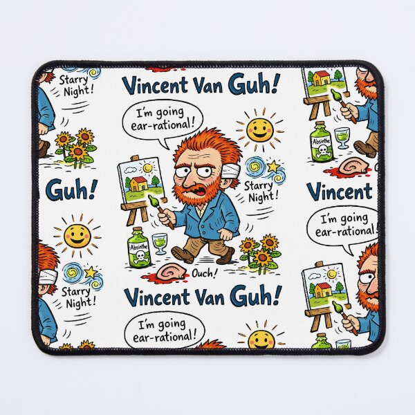 Item preview, Vincent Van Gogh Hand-Writings Cartoon I'm Going ear-rational designed and sold by Arte Cartoon From TagTeam Group.