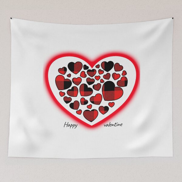 Item preview, Happy Valentine And Hearts. designed and sold by Dinasshop.