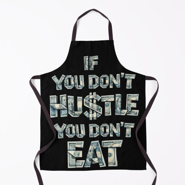 Item preview, If You Don't Hustle You Don't Eat - Money Motivation Sticker, Hustle Culture Design designed and sold by JonathanP514.