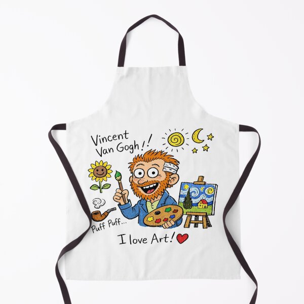 Item preview, Vincent Van Gogh Hand-Writings Cartoon I LOVE ART designed and sold by Arte Cartoon From TagTeam Group.