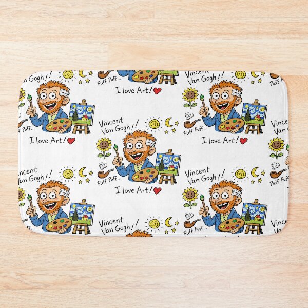 Item preview, Vincent Van Gogh Hand-Writings Cartoon I LOVE ART designed and sold by Arte Cartoon From TagTeam Group.