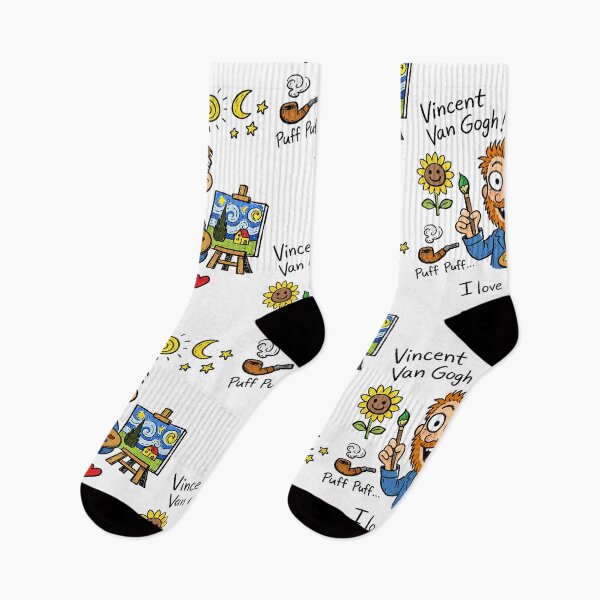 Item preview, Vincent Van Gogh Hand-Writings Cartoon I LOVE ART designed and sold by Arte Cartoon From TagTeam Group.