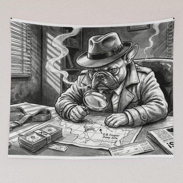 Item preview, Frenchie DB Cooper Mystery designed and sold by Midnight Replay.