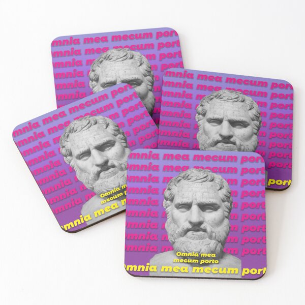 Item preview, Omnia Mea Mecum Porto – Ancient Philosophy Art designed and sold by Mauswohn.