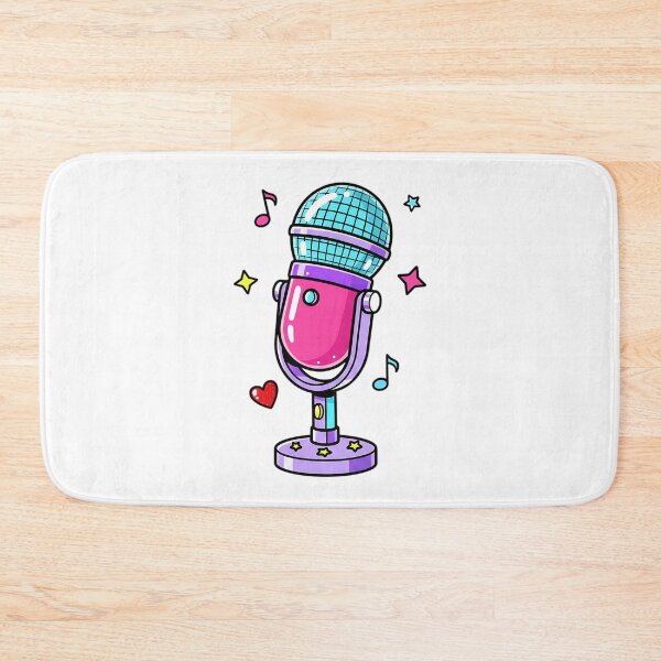 Item preview,  Pink  Microphone Cute Kawaii  designed and sold by AmyLeeKawaii.
