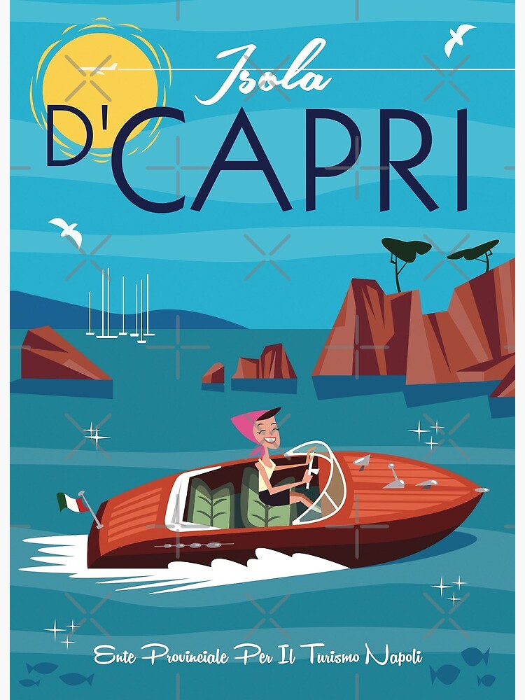 Vintage Capri Poster