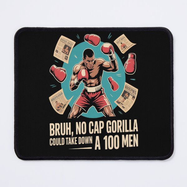 Item preview, 100 vs 1 Gorilla Bruh No Cap Meme designed and sold by orlodrake.