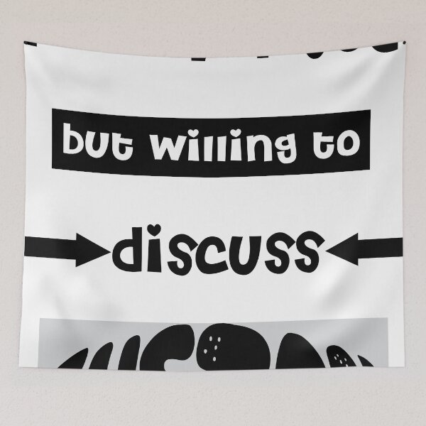 Item preview, Introverted but willing to discuss Custom designed and sold by ShuaibDesigns.