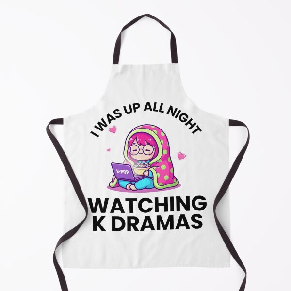 Item preview, I Was Up All Night Watching Korean Drama Cute Cartoon designed and sold by AmyLeeKawaii.