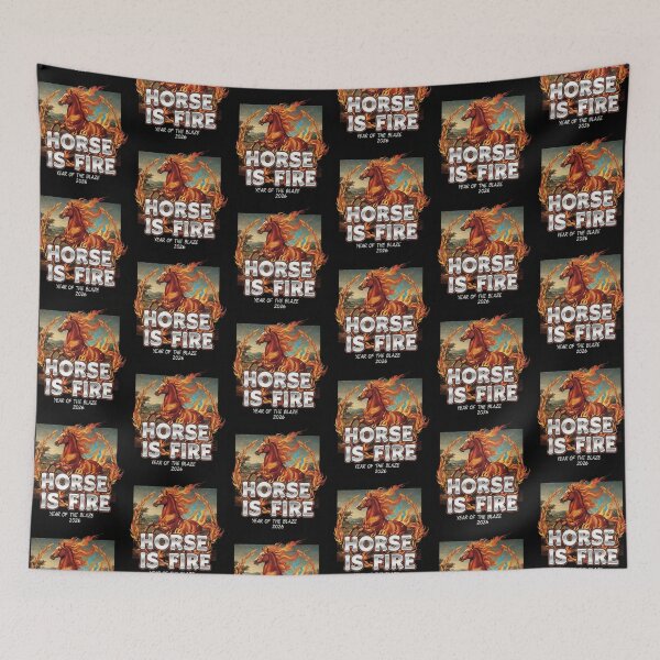 Item preview, 2026 Year of the Fire Horse - Retro Renaissance Aesthetic Graphic designed and sold by dirimir.