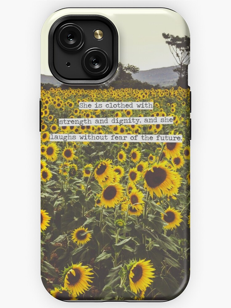 She is clothed with strength and dignity iPhone Case for Sale by  move-mtns
