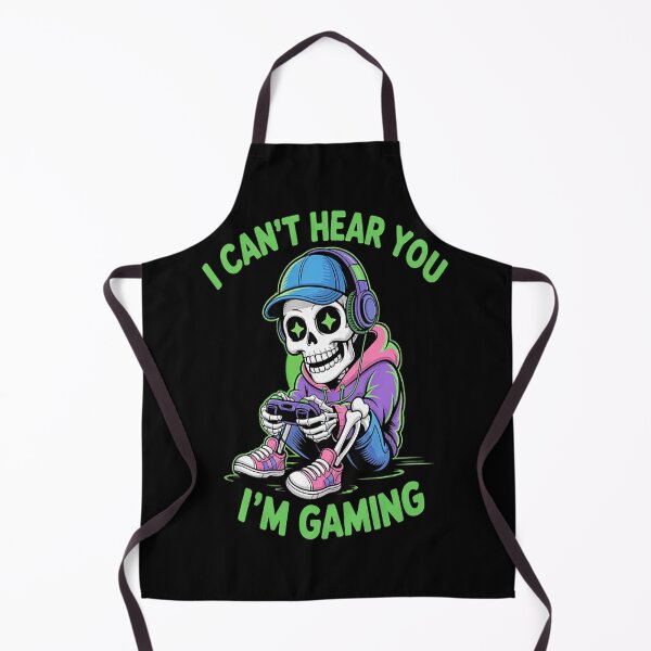 Item preview, Gamer Skeleton I Can't Hear You I'm Gaming designed and sold by TeamLequid.