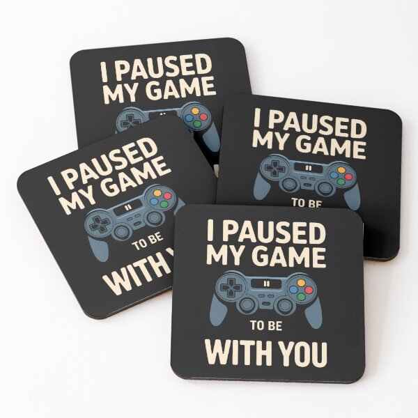 Item preview, I Paused My Game To Be With You - Valentines Day designed and sold by Dot1001.