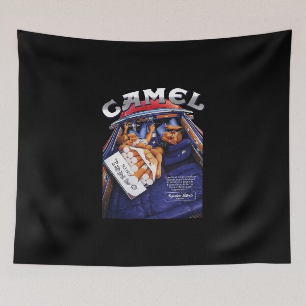 Aperçu de l'œuvre Cigarettes Camel, style rétro, affiche créée et vendue par SheriPeroni.